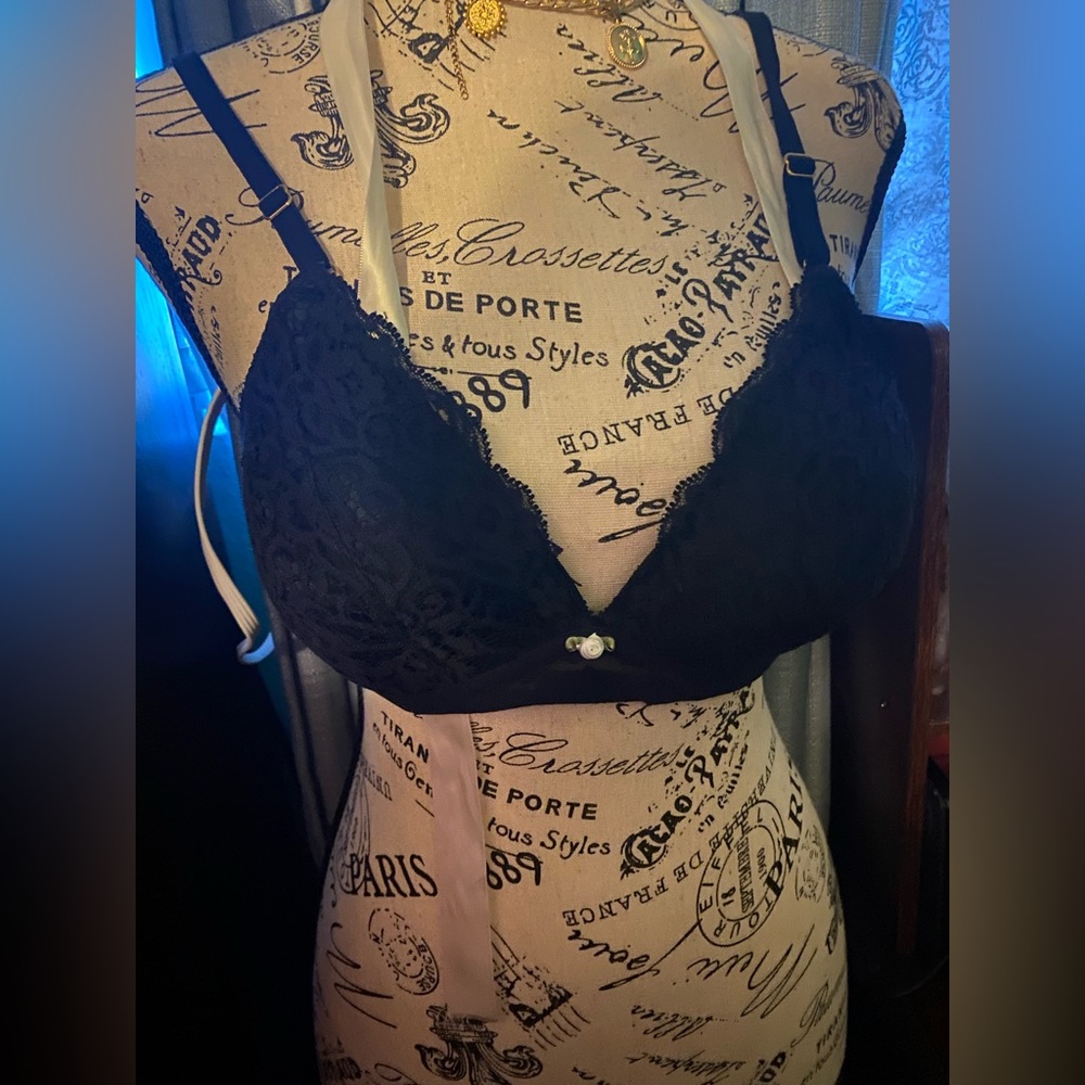 Leonisa Black Lace Bra NWT